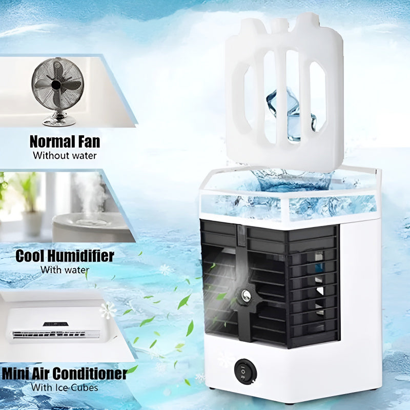 Ultra-Pro Arctic Cool Mini Portable Lightweight USB Air Cooler With 2x Cooling Power
