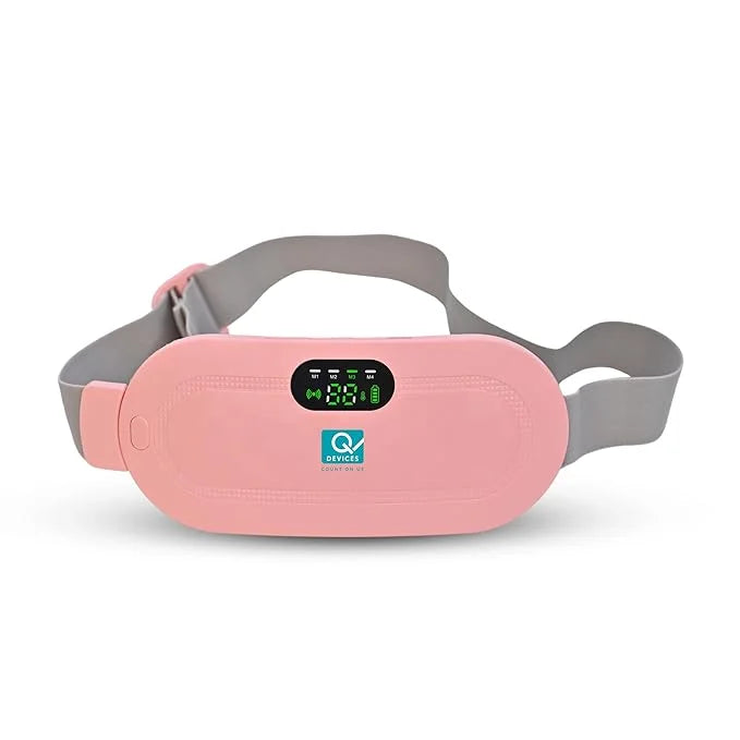 Period Pain Cramp Relief Belt -Portable Menstrual Heating Pad, Heated Belly Belt for Menstrual Cramp Relief with 3 Heat Levels and 4 Modes, Electric Belt Massage for Women and Girls