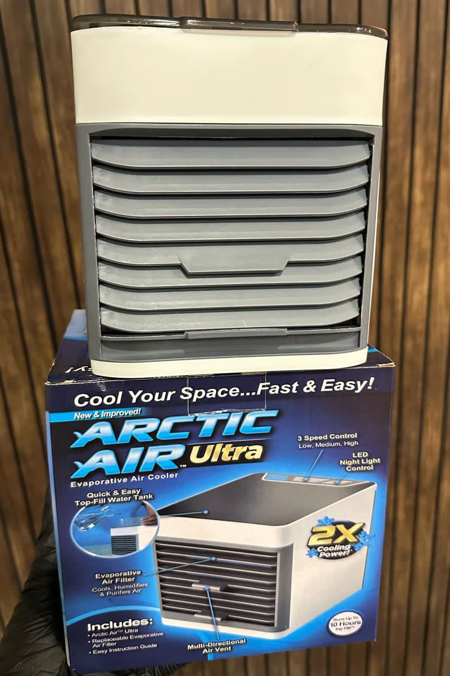 Mini Air Cooler - Portable Air Conditioner Fan Mini Cooler Fan - Mini Air Conditioner USB Fan - Air Purifier & Humidifier For Room